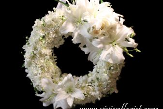 West Island White Elegant Funeral Wreath