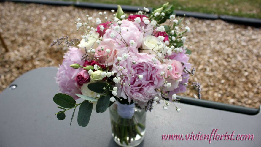 Gentle Pink Peonies Bouquet